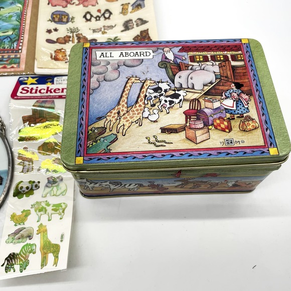 Noahs Ark Collection Fridge Magnet Stickers Tin Ornament Window Hanging Resin - Picture 4 of 10